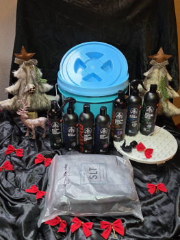 Weihnachts Überraschungseimer Hellblau